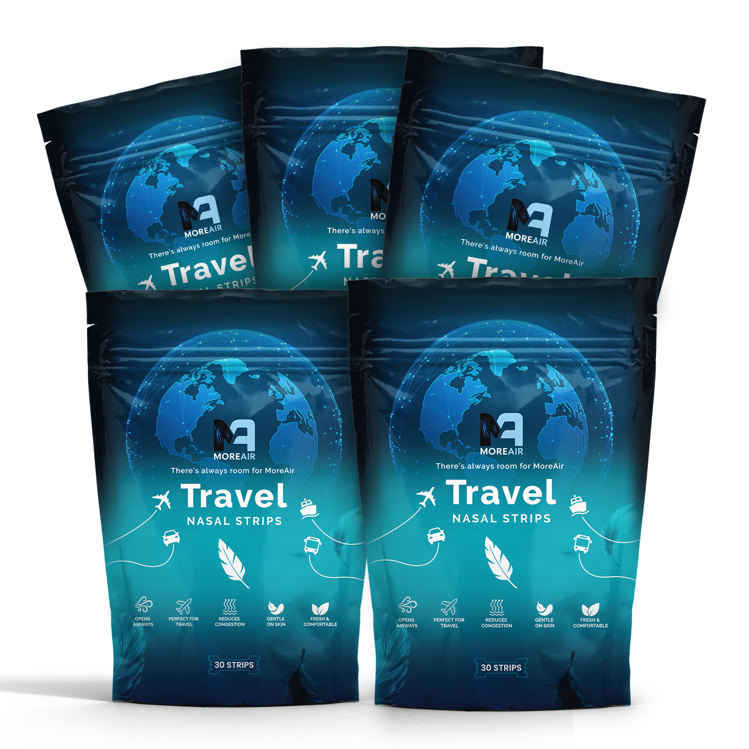 5-pack travel bundle